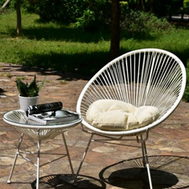 Купить кресло и столик из ротанга в интернете