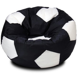 Черно белый кресло мяч для спортбара