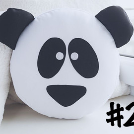 Купить подушку смайлик панда недорого