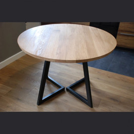 Купить стол в стиле лофт с деревянной столешницей