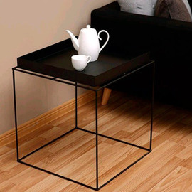 Металлический кофейный столик из металла в стиле ЛОФТ