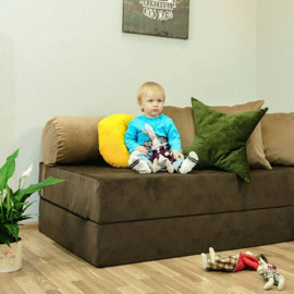 Заказать коричневый мягкий диван в Украине