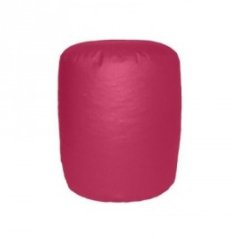 Купить в интернете розовый пуфик из кож зама