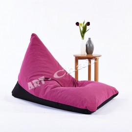 Бордово розовая кресло пирамида низкая цена