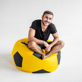 Кресло мяч жёлто чёрный