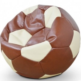 Шоколадно бежевый футбольный мяч кресло низкая цена