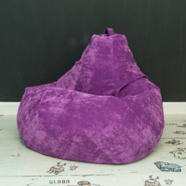 Фиолетовое кресло груша низкая цена