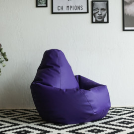 Фиолетовое кресло мешок купить по низкой цене